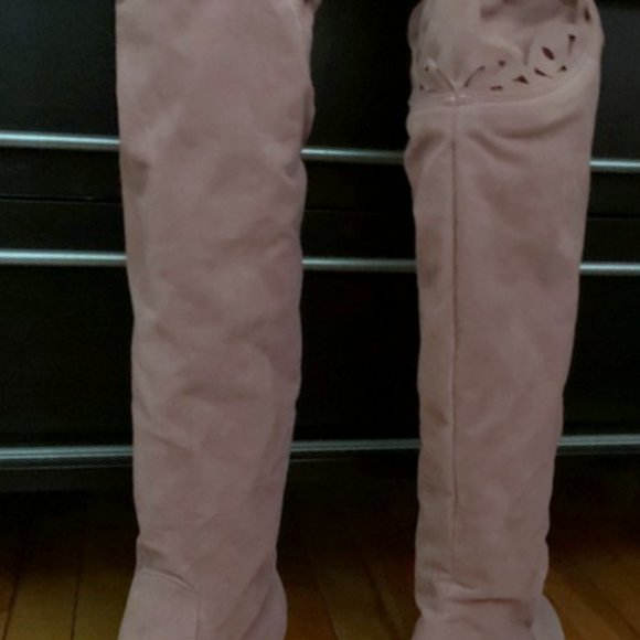 Botte vieux rose en haut des genoux. - Picture 5 of 5